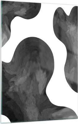 Produktbild von Bilder auf glas - Einteilig - Abstraktion Form Figur - 50x70cm - Glasbilder - Wandbilder - Bilder - zum Aufhängen bereit - Wanddekoration aus Glas - Glas Bilder - Wandbild auf Glas - GPA50x70-5134