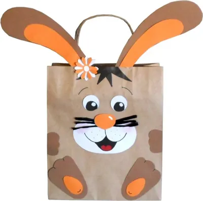 Produktbild von Bastelset Geschenktasche Häschen von Prell, 10er Set