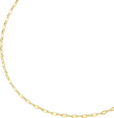 Produktbild von Kette Luigi Merano fantasieförmig mit diamantierten Gliedern, Gold 375 Gold 45 cm