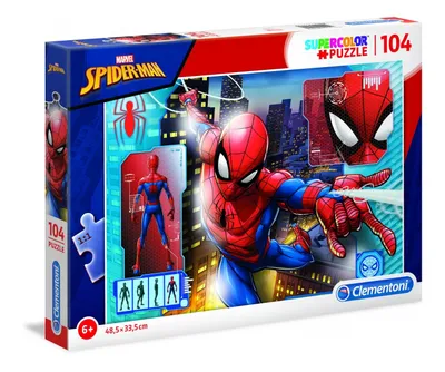 Produktbild von Clementoni Puzzle Spiderman, 104Stück.