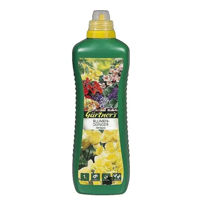 Produktbild von gpi Gärtner´s Blumenpflege Blumendünger mit Guano 1 Liter