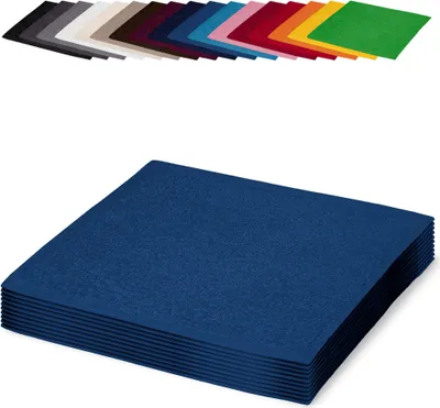 Produktbild von 10er PACK Seiftücher 30x30 cm Waschlappen Seifhandtücher 100% Baumwolle, Farbe: Blau