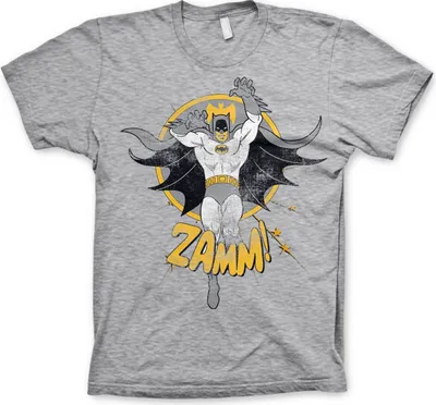 Produktbild von Batman Zamm! T-Shirt - XX-Large - Heather-Grey