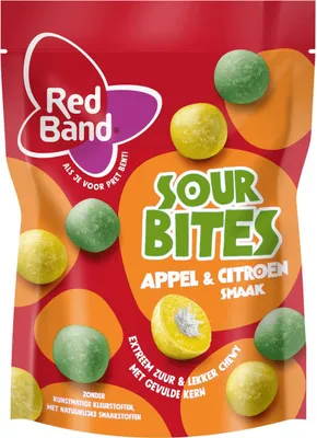 Produktbild von Red Band Sour Bites Apfel-Zitrone (8x 145gr)
