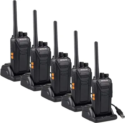 Obrázek produktu pro Retevis RT27 Vysílačka, PMR Rádio, 16 kanálů CTCSS/DCS VOX, Vysílačka Royalty  pro bezpečnost, Škola, Staveniště, Supermarket