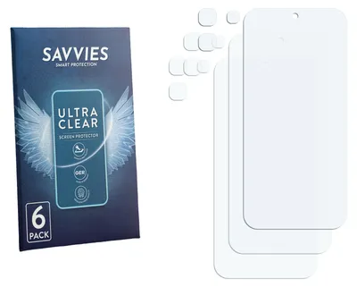 Produktbild von 6x Für Infinix Note 60 (Display+Kamera) Schutzfolie Savvies Displayschutz Display Schutz Folie Klar Transparent