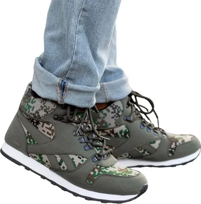 Produktbild von Herren Winter Sneaker Gefüttert Freizeit Isoliert Sportschuhe Grün Gr.44