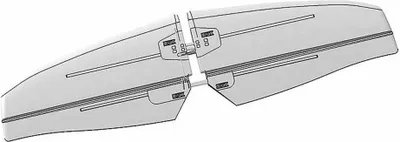Produktbild von Multiplex Höhenleitwerk FUNRAY gebaut (ohne Dekor)