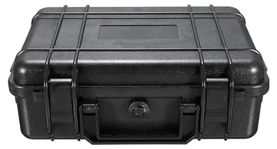 Produktbild von Wasserdichter Hartschalenkoffer - Aufbewahrungs- & Werkzeugkoffer 34×27×10 cm (340×270×100 mm) - Mit Schaumstoffeinlage - Tragbarer Gerätekoffer