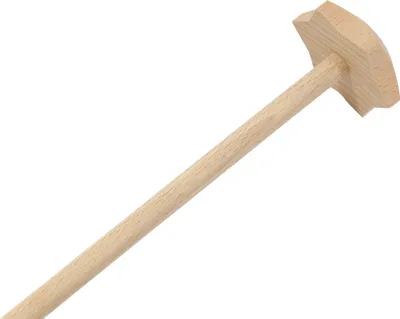 Obrázek produktu pro Dřevěné míchadlo z bukového dřeva plné 24,5 cm