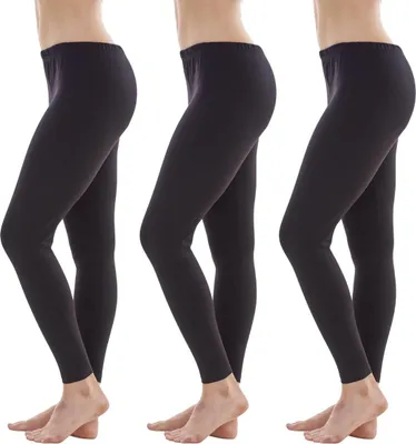 Produktbild von Keanu - "Everyday" Leggings für Damen (3er-Pack) TC441 (XL) (Schwarz)