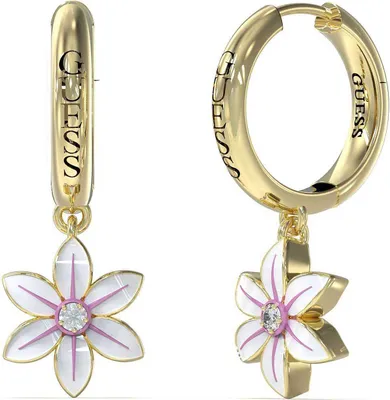 Produktbild von Ohrringen Kreisförmig Guess Gold Kollektion Loto bianco - frau