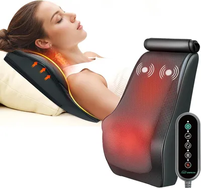 Image de Appareil de massage shiatsu 4D pour le cou, avec fonction de chaleur et de vibration, de la marque Snailax