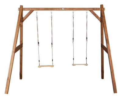 Zdjęcie produktu dla AXI Double Swing Brown, 3 lat(a), Drewno, 32,5 kg, Brązowy