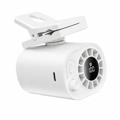 Image de Ventilateur rechargeable silencieux avec clip – CLIPBREEZ, Image générée par une IA
