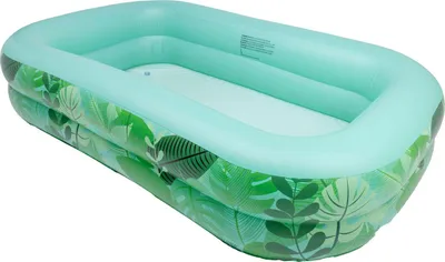 Produktbild von Swim Essentials aufblasbares Kinderpool - Tropical Green 211x132x46cm