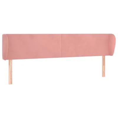 Obrázek produktu pro vidaXL Čelo postele s ušima růžové 203x23x78/88 cm Velvet