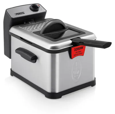 Productafbeelding van Princess 183001 Superior Frituurpan – Koude zone en filters – Krachtig 3200 Watt vermogen – Inhoud 3 liter