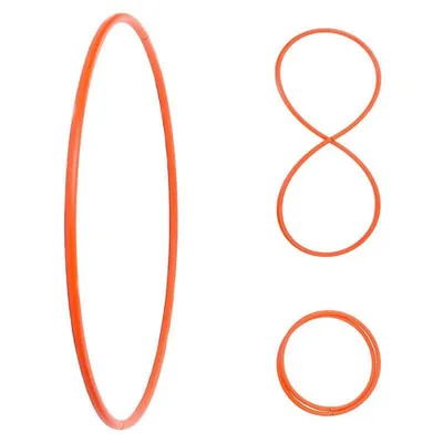 Immagine prodotto di Hula Hoop pieghevole, HDPE-20mm, arancione, Ø95cm