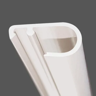 Produktbild von Meeth Rollladenablaufprofil weiß, 140 cm