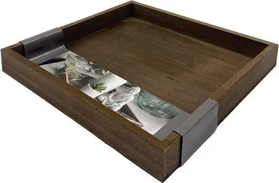 Obrázok produktu pre Prodex Tácka Drevo Štvorec Hnedý 25 X 25 cm 695010