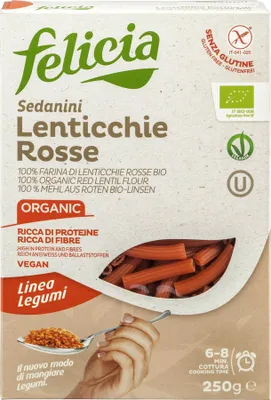 Immagine prodotto di Sedanini - Lenticchie rosse 250 g