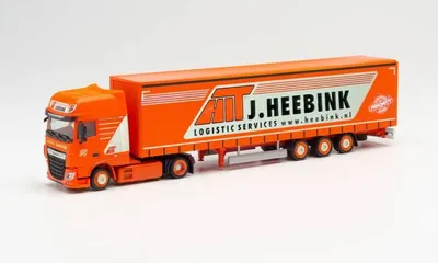 Produktbild von Herpa LKW DAF 106 XF Aerop. SSC Ga-KSZ Heebink Lowline 313292