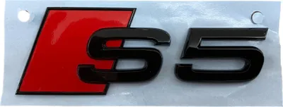 Zdjęcie produktu dla Oryginalny emblemat z logo Audi S5 A5 Black Edition w kolorze czarnym