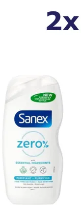 Produktbild von 2x Sanex Douchegel Zero% Purifying 400 ml