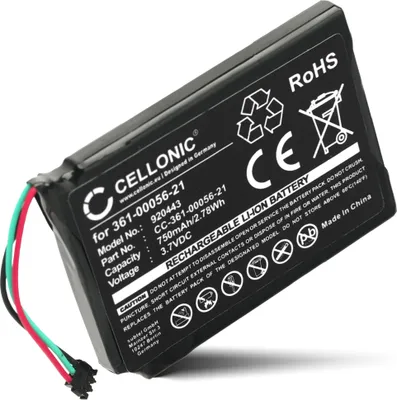 Immagine prodotto di subtel 1x Batteria per Navigatore GPS Compatibile con Garmin DriveAssist 51 LMT-S, DriveAssist 51 LMT-D, Nüvi 2589, 361-00056-21 – (750mAh, 3.7V)