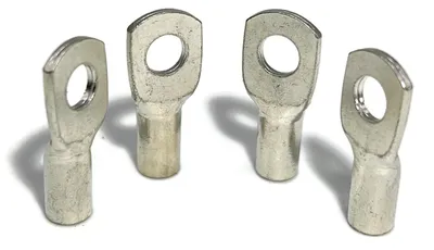 Produktbild von eXODA 4x Ringöse 10 mm² M6 Pressöse Kabelschuh für Batteriekabel Quetschkabelschuhe zum verpressen löten