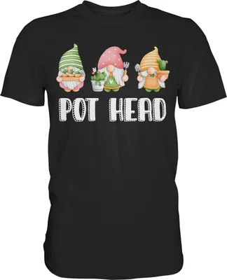 Produktbild von Kaktus Gartenzwerge Gärtner T-Shirt – Black / S