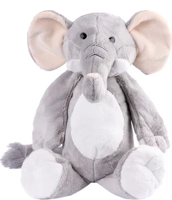 Produktbild von Gustaw Groß Elefant SISI  (Grau, 40cm) - Plüsch Kuscheltier, Plüschelefant - XXL Elephant Tier, Weiche und Kuschelige Stofftiere, Plüschtier Kinder.