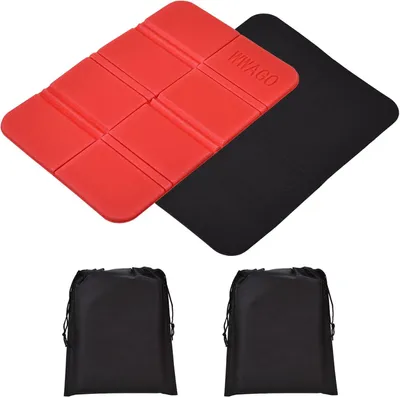 Produktbild von Sitzkissen Set von 2, faltbar, wasserdicht, 37 x 27 x 0,8 cm, fuer Outdoor-Aktivitaeten