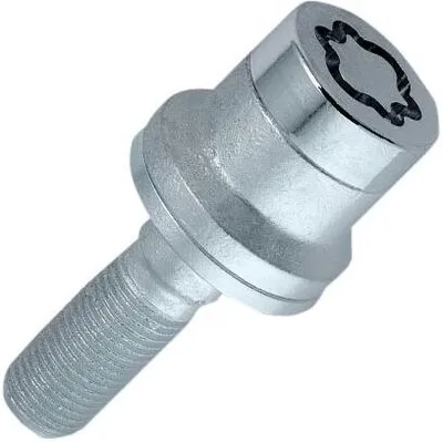Produktbild von MCGARD Original Felgenschlösser Satz chrom M12 SW19 34.5mm Länge passend für PEUGEOT 106 II Schrägheck (1A, 1C) 205 II (20A/C) 306 Schrägheck 406