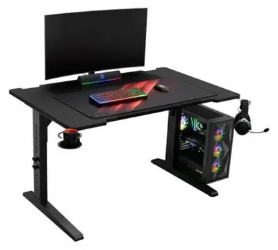 Obrázek produktu pro GENESIS Holm Modular 120, Přímý, Obdélníkový tvar, MDF, Ocel, Hraní, Černá