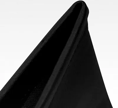 Produktbild von 3 Stück Kunstleder Weiches Brillenetui für Damen und Herren (Schwarz)