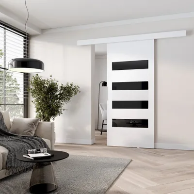 Obrázok produktu pre Posuvné interiérové dvere BARRET 6 - 106 cm, biele