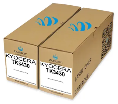 Produktbild von Duston 2x TK3430 / 1T0C0W0NL0 kompatibel mit Kyocera EcoSys MA5500ifx PA5500x – Schwarz, ca. 25.000 Seiten (5% Deckung)