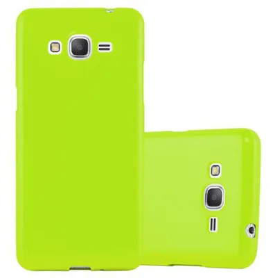 Immagine prodotto di Cadorabo cover protettiva per Samsung Galaxy GRAND PRIME cover in TPU verde Custodia Cover