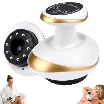 Produktbild von 4-in-1 Massagegerät Gegen Cellulite - Vakuum & Gua Sha Elektrisch, Cellulite Massagegerät, Schröpfgerät Elektrisch, Vakuum-Wärme-Gua Sha 6 Stufen