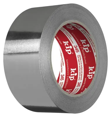 Productafbeelding van KIP Aluminium plakband, conform DIN 4102 B1, lengte 50 meter, breedte 50 mm, aluminiumfolie
