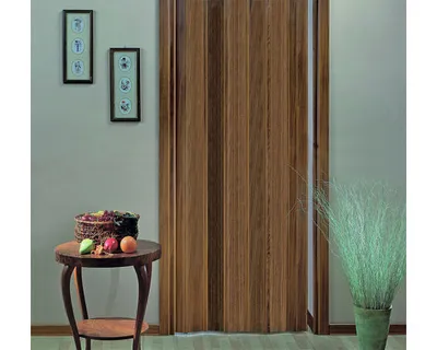 Obrázek produktu pro Shrnovací dveře Luciana Design Line plné 73 x 200 cm třešeň