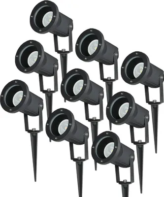 Image de HOFTRONIC - Spot à piquet extérieur LED 4W 345lm 4000K IP65 Noir