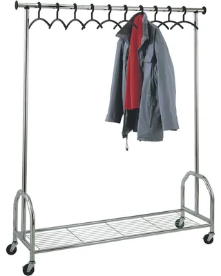Produktbild von Garderobenwagen Chromo BxTxH 151x45x179cm chrom