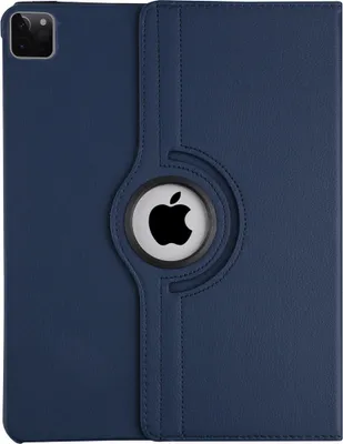 Produktbild von Apple iPad Pro 12.9 (2021) Book Case Tablet - Dark Blue - 360 Degree Rotatable