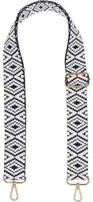 Produktbild von styleBREAKER Taschen Schulterriemen mit Azteken Muster, Wechsel Taschengurt mit Karabinerhaken, verstellbar, Unisex 02013015