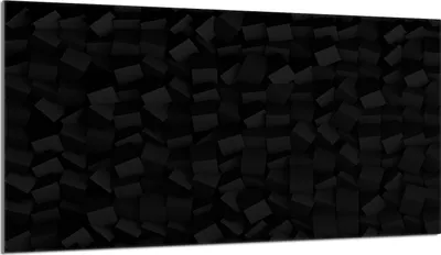Produktbild von Herdabdeckplatte 90x52 Glaskeramikkochfeld Abdeckung Spritzschutz Glasplatte Deko Schneidebrett, Muster Schwarz