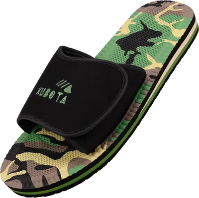 Produktbild von Kubota Badelatschen mit Klettverschluss Pantoletten Sandalen Herren  "Velcro" Tarn Farbe, 41