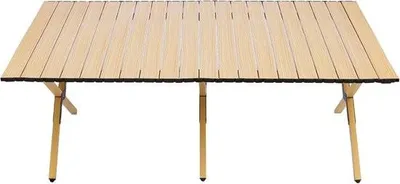 Image de Table de camping pliante - Portable et polyvalente - 1 pièce - Aluminium - 120 x 60 x 45 cm
